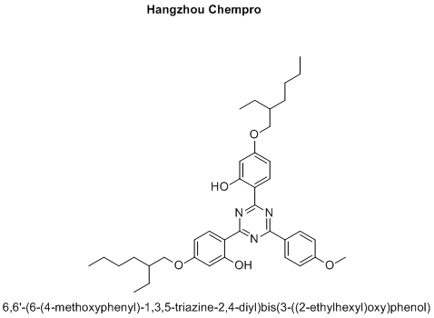 6,6'-(6-(4-methoxyphenyl)-1,3,5-triazine-2,4-diyl)bis(3-((2-ethylhexyl)oxy)phenol)