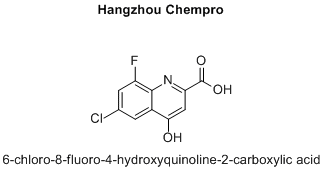 6-chloro-8-fluoro-4-hydroxyquinoline-2-carboxylic acid