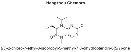 (R)-2-chloro-7-ethyl-8-isopropyl-5-methyl-7,8-dihydropteridin-6(5H)-one