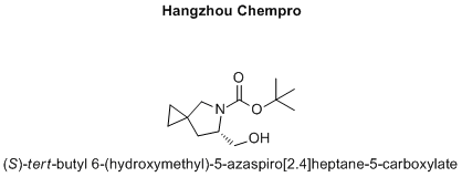 (S)-tert-butyl 6-(hydroxymethyl)-5-azaspiro[2.4]heptane-5-carboxylate