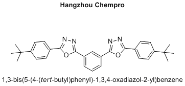 1,3-bis(5-(4-(tert-butyl)phenyl)-1,3,4-oxadiazol-2-yl)benzene