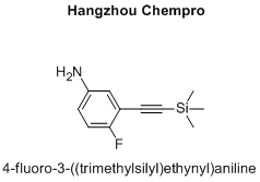 4-fluoro-3-((trimethylsilyl)ethynyl)aniline