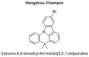3-bromo-8,8-dimethyl-8H-indolo[3,2,1-de]acridine
