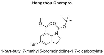 1-tert-butyl 7-methyl 5-bromoindoline-1,7-dicarboxylate