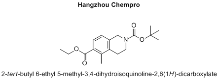 2-tert-butyl 6-ethyl 5-methyl-3,4-dihydroisoquinoline-2,6(1H)-dicarboxylate