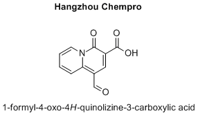 1-formyl-4-oxo-4H-quinolizine-3-carboxylic acid