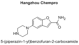 5-(piperazin-1-yl)benzofuran-2-carboxamide