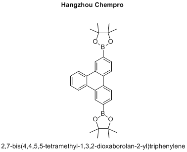 2,7-bis(4,4,5,5-tetramethyl-1,3,2-dioxaborolan-2-yl)triphenylene