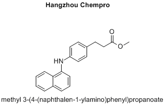 methyl 3-(4-(naphthalen-1-ylamino)phenyl)propanoate
