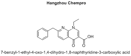 7-benzyl-1-ethyl-4-oxo-1,4-dihydro-1,8-naphthyridine-3-carboxylic acid