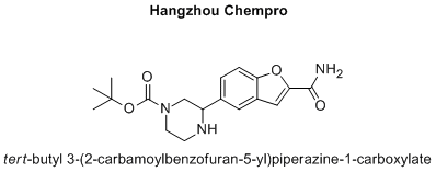tert-butyl 3-(2-carbamoylbenzofuran-5-yl)piperazine-1-carboxylate