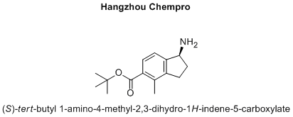 (S)-tert-butyl 1-amino-4-methyl-2,3-dihydro-1H-indene-5-carboxylate