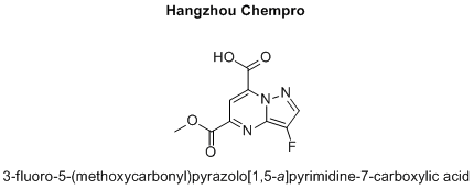3-fluoro-5-(methoxycarbonyl)pyrazolo[1,5-a]pyrimidine-7-carboxylic acid