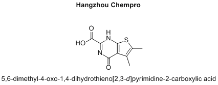 5,6-dimethyl-4-oxo-1,4-dihydrothieno[2,3-d]pyrimidine-2-carboxylic acid