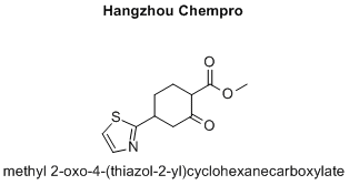 methyl 2-oxo-4-(thiazol-2-yl)cyclohexanecarboxylate