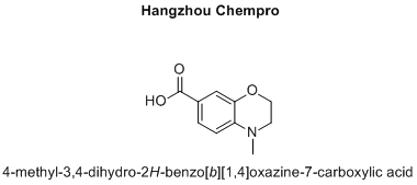 4-methyl-3,4-dihydro-2H-benzo[b][1,4]oxazine-7-carboxylic acid