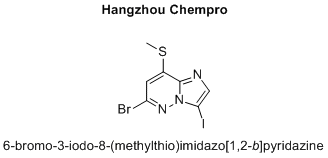 6-bromo-3-iodo-8-(methylthio)imidazo[1,2-b]pyridazine
