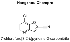 7-chlorofuro[3,2-b]pyridine-2-carbonitrile