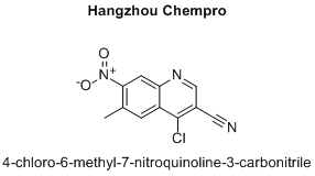 4-chloro-6-methyl-7-nitroquinoline-3-carbonitrile