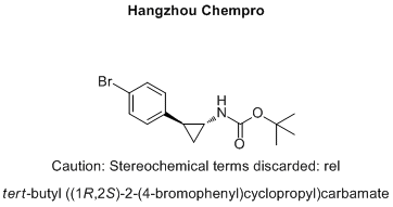 tert-butyl ((1R,2S)-2-(4-bromophenyl)cyclopropyl)carbamate