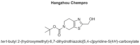 tert-butyl 2-(hydroxymethyl)-6,7-dihydrothiazolo[5,4-c]pyridine-5(4H)-carboxylate