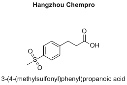 3-(4-(methylsulfonyl)phenyl)propanoic acid