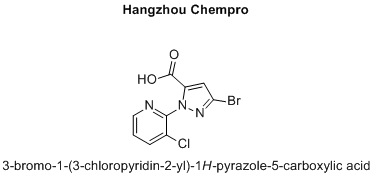 3-bromo-1-(3-chloropyridin-2-yl)-1H-pyrazole-5-carboxylic acid