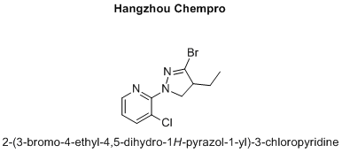 2-(3-bromo-4-ethyl-4,5-dihydro-1H-pyrazol-1-yl)-3-chloropyridine
