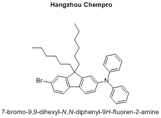 7-bromo-9,9-dihexyl-N,N-diphenyl-9H-fluoren-2-amine