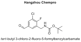 tert-butyl 3-chloro-2-fluoro-5-formylbenzylcarbamate