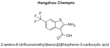 2-amino-6-(trifluoromethyl)benzo[b]thiophene-3-carboxylic acid