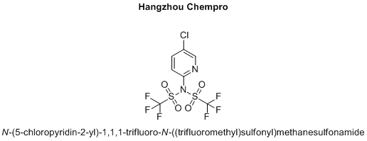 N-(5-chloropyridin-2-yl)-1,1,1-trifluoro-N-((trifluoromethyl)sulfonyl)methanesulfonamide