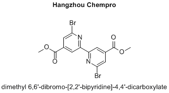 dimethyl 6,6'-dibromo-[2,2'-bipyridine]-4,4'-dicarboxylate