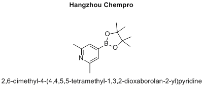2,6-dimethyl-4-(4,4,5,5-tetramethyl-1,3,2-dioxaborolan-2-yl)pyridine