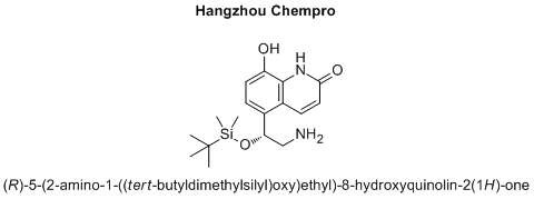(R)-5-(2-amino-1-((tert-butyldimethylsilyl)oxy)ethyl)-8-hydroxyquinolin-2(1H)-one