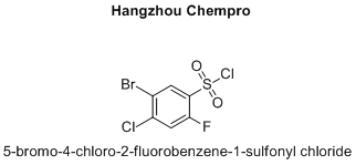 5-bromo-4-chloro-2-fluorobenzene-1-sulfonyl chloride