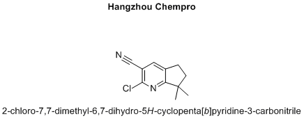 2-chloro-7,7-dimethyl-6,7-dihydro-5H-cyclopenta[b]pyridine-3-carbonitrile