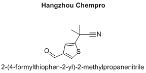2-(4-formylthiophen-2-yl)-2-methylpropanenitrile