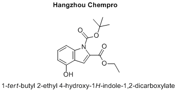 1-tert-butyl 2-ethyl 4-hydroxy-1H-indole-1,2-dicarboxylate