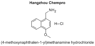 (4-methoxynaphthalen-1-yl)methanamine hydrochloride