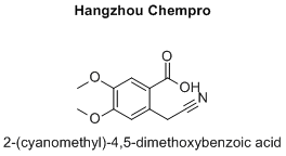 2-(cyanomethyl)-4,5-dimethoxybenzoic acid