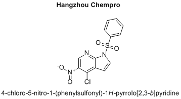 4-chloro-5-nitro-1-(phenylsulfonyl)-1H-pyrrolo[2,3-b]pyridine