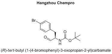 (R)-tert-butyl (1-(4-bromophenyl)-3-oxopropan-2-yl)carbamate