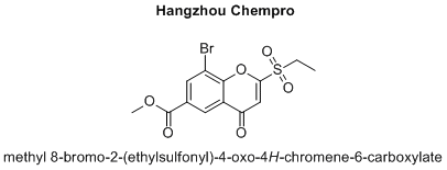 methyl 8-bromo-2-(ethylsulfonyl)-4-oxo-4H-chromene-6-carboxylate