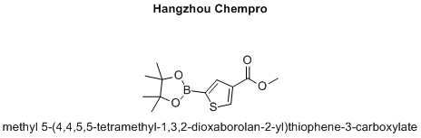 methyl 5-(4,4,5,5-tetramethyl-1,3,2-dioxaborolan-2-yl)thiophene-3-carboxylate
