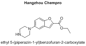 ethyl 5-(piperazin-1-yl)benzofuran-2-carboxylate