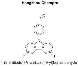 4-(3,6-diiodo-9H-carbazol-9-yl)benzaldehyde