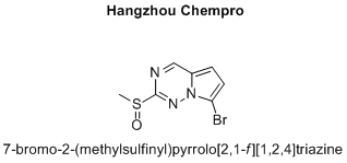 7-bromo-2-(methylsulfinyl)pyrrolo[2,1-f][1,2,4]triazine