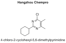 4-chloro-2-cyclohexyl-5,6-dimethylpyrimidine