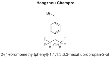 2-(4-(bromomethyl)phenyl)-1,1,1,3,3,3-hexafluoropropan-2-ol